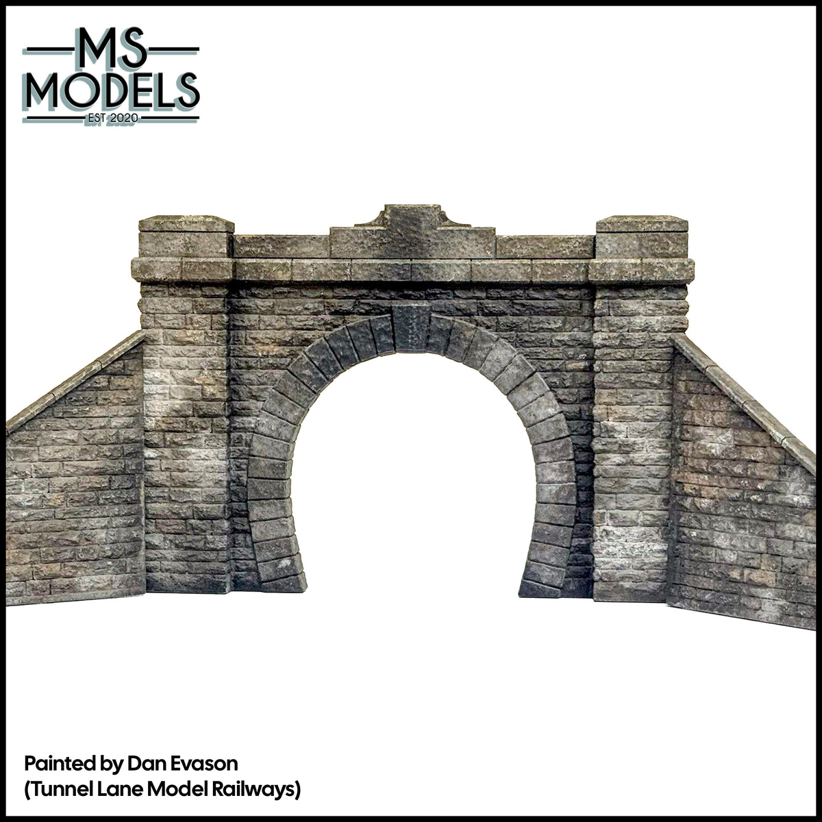 O Scale Tunnel Portals GRAY for Model Trains-Set of 2 O Scale Tunnel Portals GRAY for Model Trains-Set of 2
