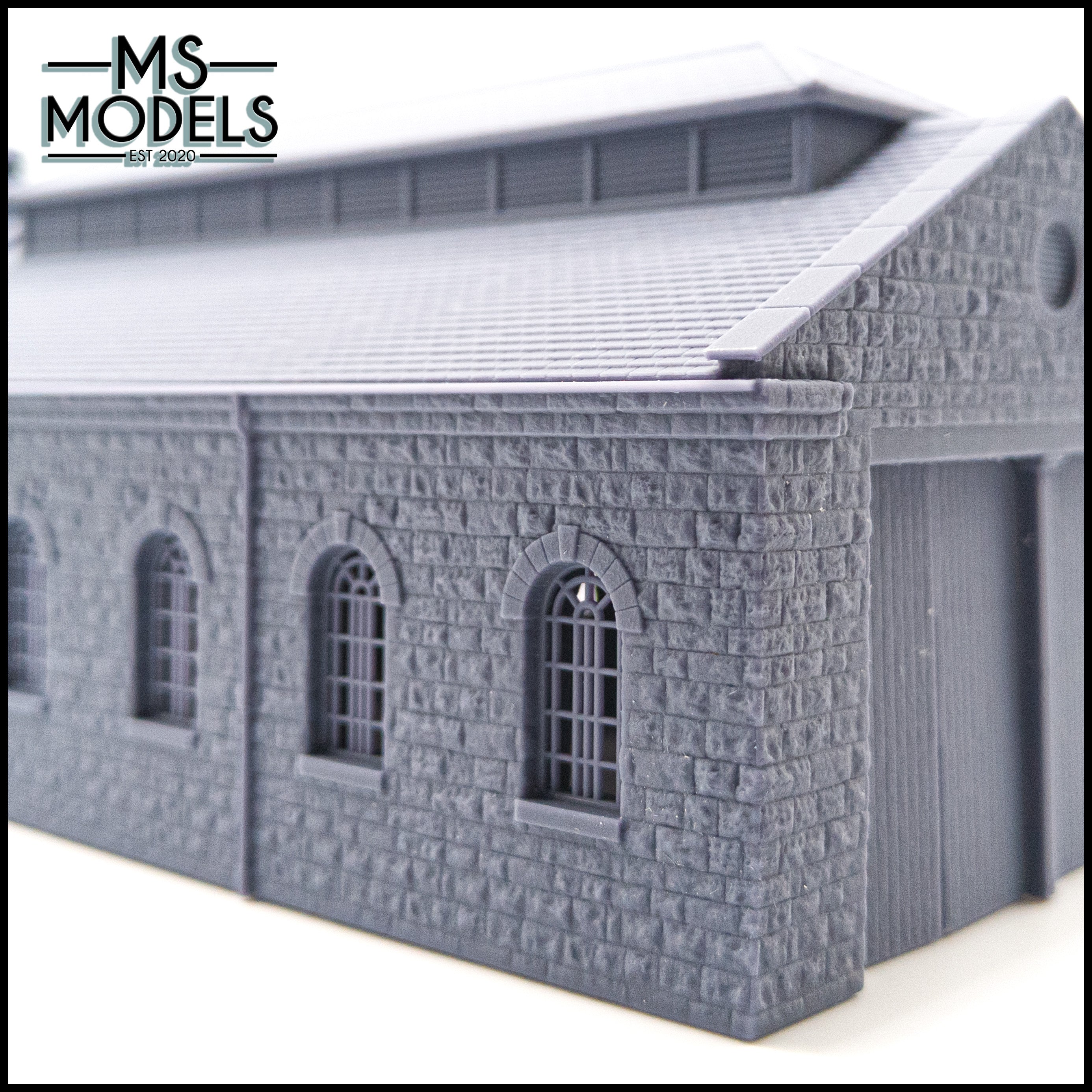 Two Engine Shed Midland/LMS Style Two-Road Stone Engine Shed β MS Models