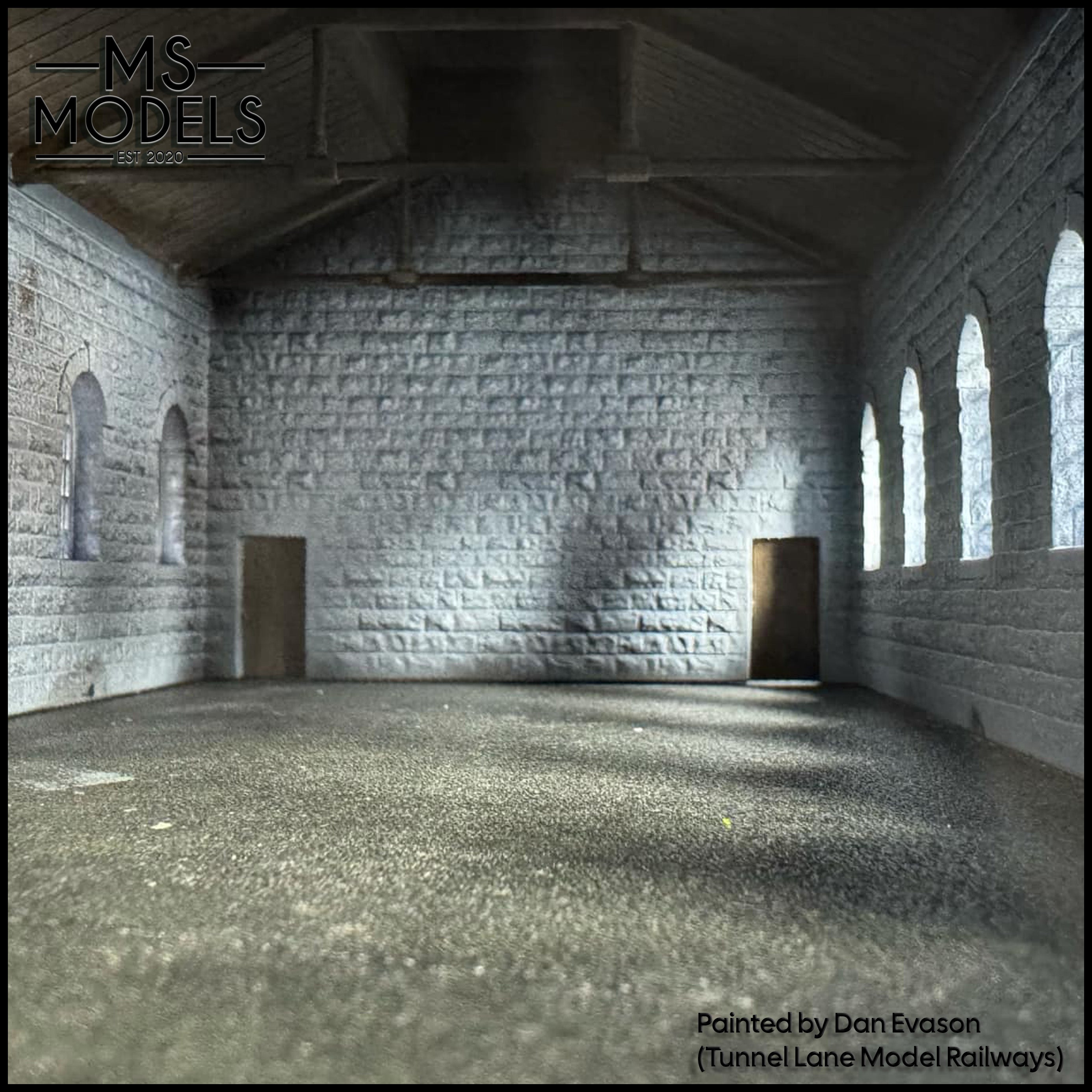 Two Engine Shed Midland/LMS Style Two-Road Stone Engine Shed β MS Models