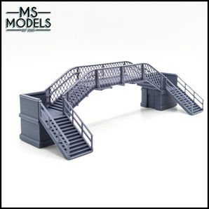 Quainton Brick/Metal Platform Footbridge