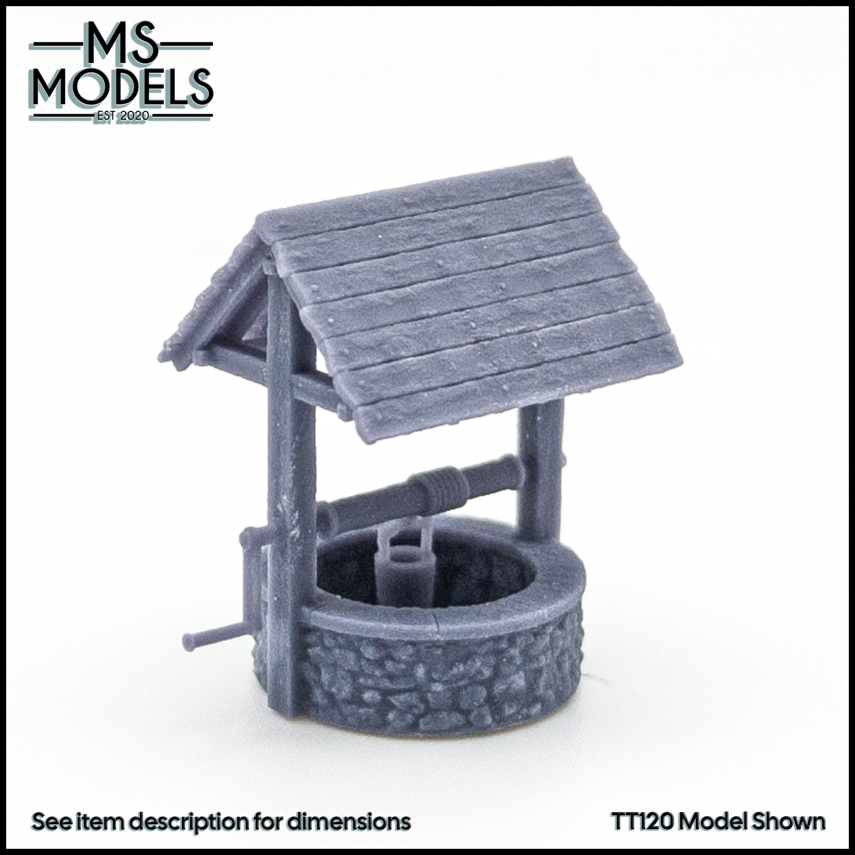 Well Water Model Water Well For Model Railways Wargaming Detailing – MS Models