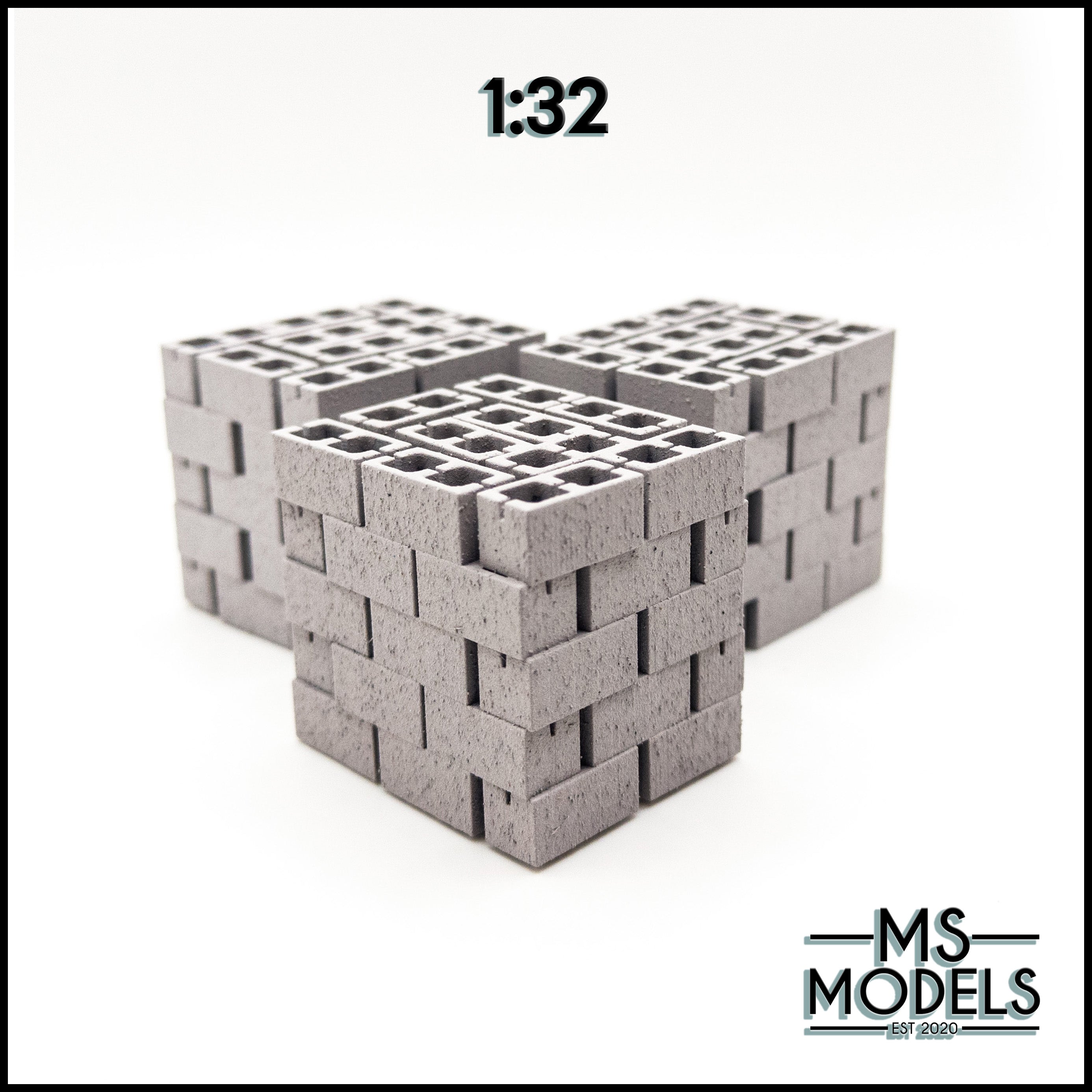 Model Made From Blocks Breeze/Cinder block stacks – MS Models
