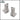 2 pack Corner 2.4/4m Concrete Dividing Walls